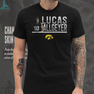 Iowa Football Lucas Allgeyer Illustrated T Shirt