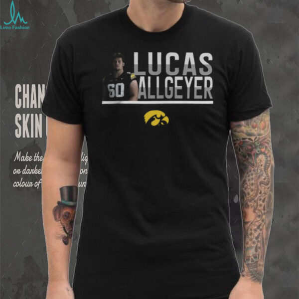 Iowa Football Lucas Allgeyer Illustrated T Shirt