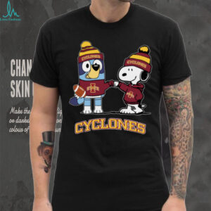 Iowa State Cyclones x Snoopy Bluey Christmas Football NCAA TShirt