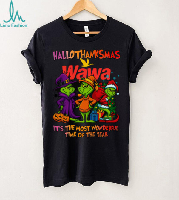 It’s The Most Wonderful Time Of The Year Grinch x Wawa Christmas Halloween Thanksgiving Shirt