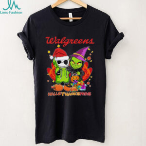 Jack Skellington And Grinch x Walgreens Happy HalloThanksMas Turkey Logo Tee