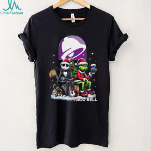 Jack Skellington Grinch Waffle House Christmas Santa Mashup T Shirt