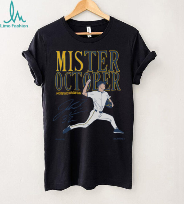 Jacob Misiorowski Mister October Milwaukee Brewers TShirt