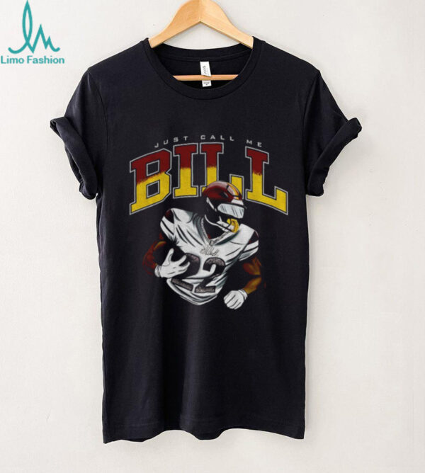 Jacory Croskey 22 Washington Commanders Just Call Me Bill NFL Football shirt