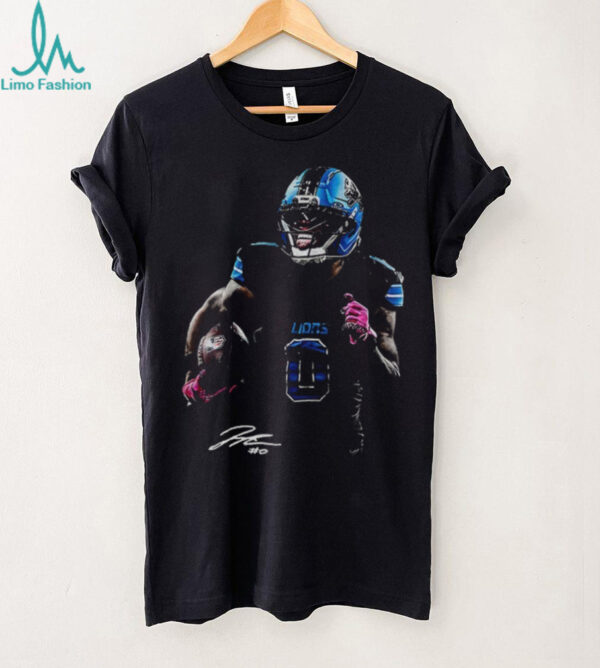 Jahmyr Gibbs Detroit Lions NFL go off Football signature shirt