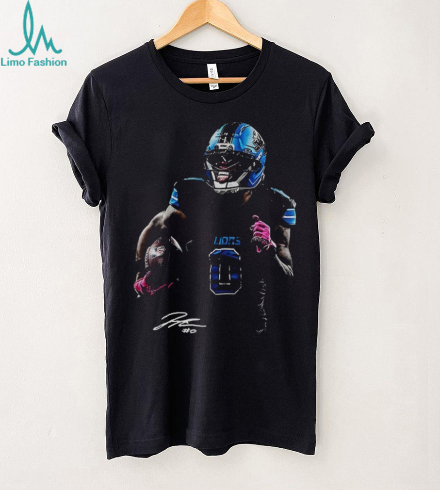Jahmyr Gibbs Detroit Lions NFL go off Football signature shirt Jahmyr Gibbs Detroit Lions NFL go off Football signature shirt
