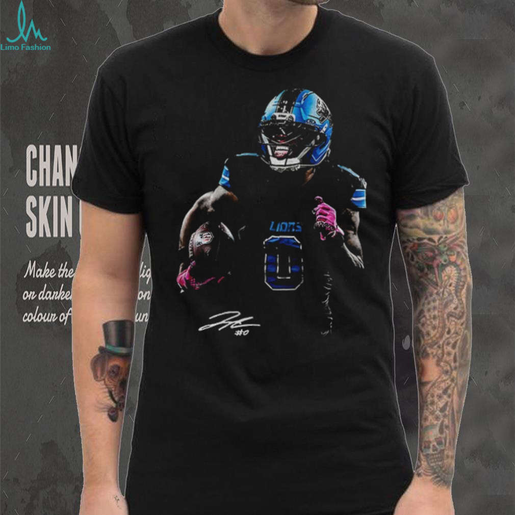 Jahmyr Gibbs Detroit Lions NFL go off Football signature shirt Jahmyr Gibbs Detroit Lions NFL go off Football signature shirt