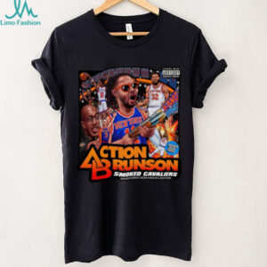 Jalen Brunson Action Brunson Smoked Cavaliers New York Knicks Shirt