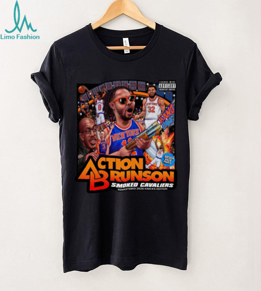 Jalen Brunson Action Brunson Smoked Cavaliers New York Knicks Shirt Jalen Brunson Action Brunson Smoked Cavaliers New York Knicks Shirt