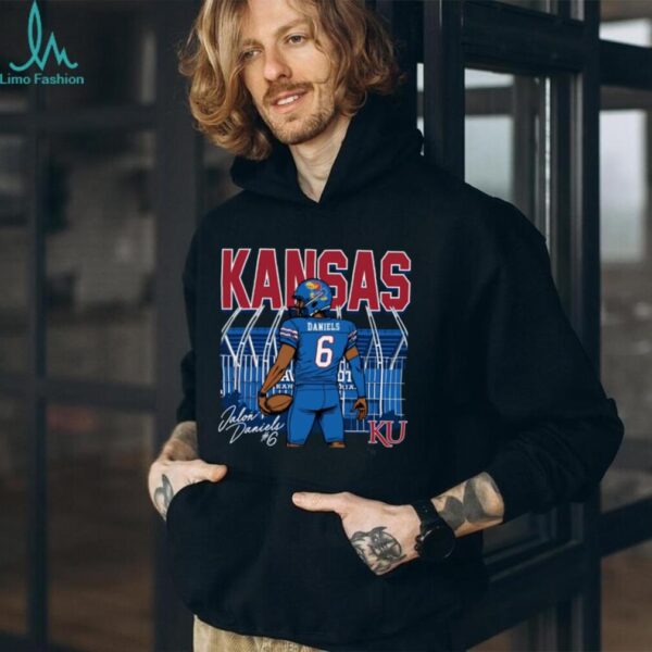 Jalon Daniels Kansas Jayhawks Rally Football Caricature Stadium T Shirt