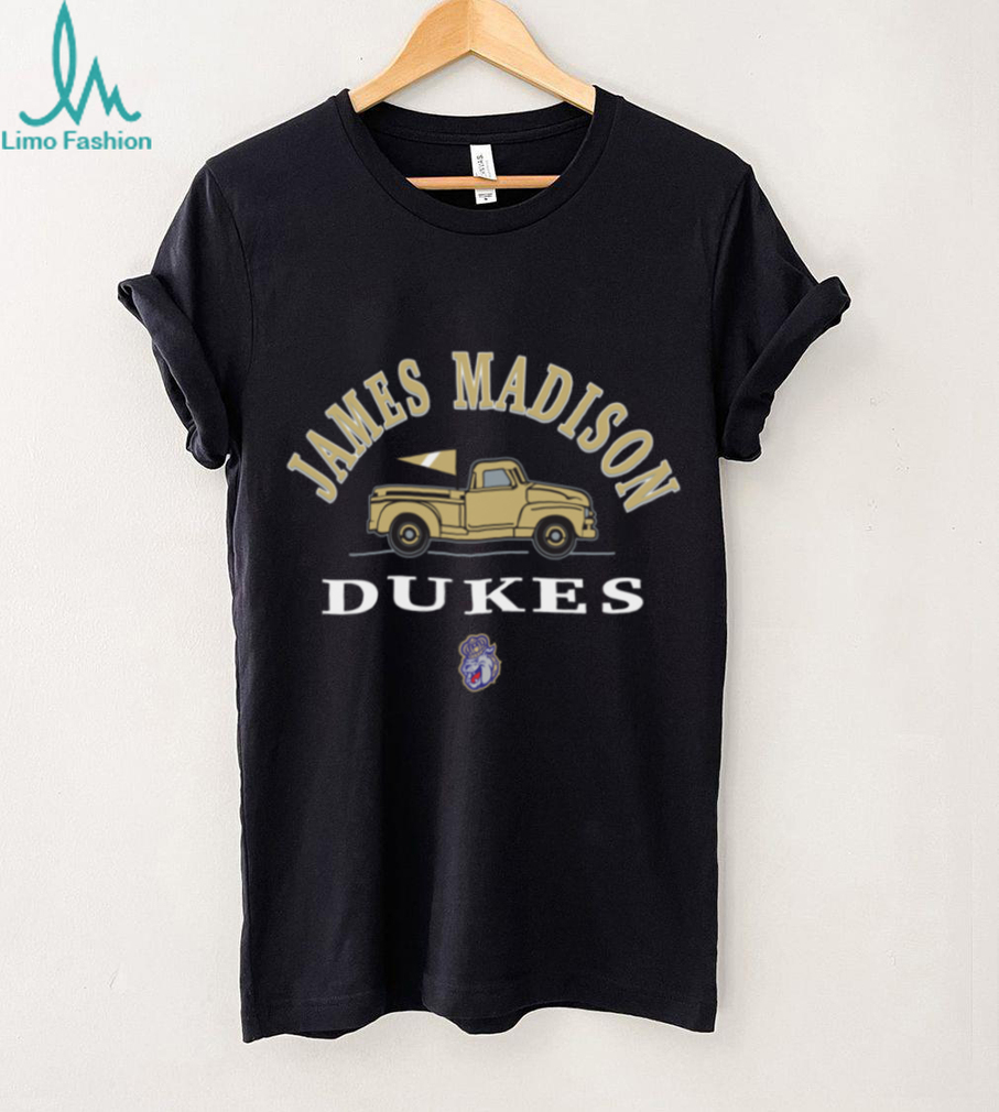 James Madison Dukes Classic College Truck Graphic Shirt James Madison Dukes Classic College Truck Graphic Shirt