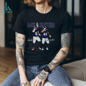 Jaxson Dart Cam Skattebo laser eyes New York Football signature retro shirt