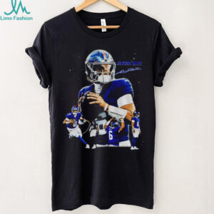 Jaxson Dart The Arrival New York Giants NFL Football signature graphic shirt