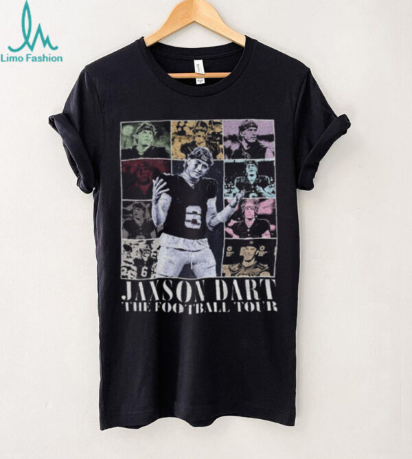 Jaxson Dart Vintage New York Giants Football Eras Tour shirt