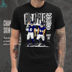 Jaxson Dart and Cam Skattebo New York Giants Big Apple Brothers shirt