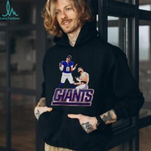 Jaxson Dart and Cam Skattebo New York Giants Football NFL 2025 shirt