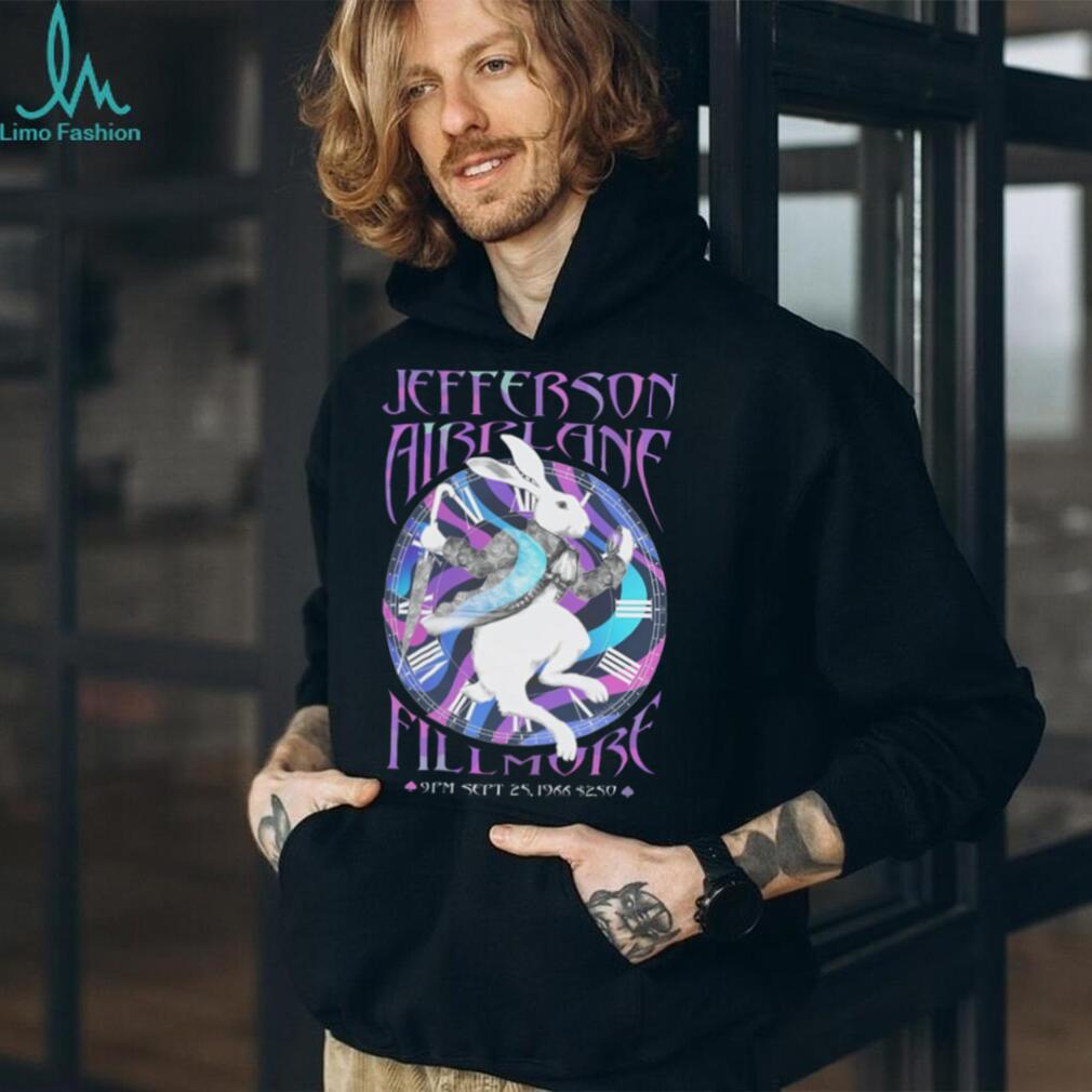 Jefferson Airplane Merch White Rabbit Fillmore Shirt Jefferson Airplane Merch White Rabbit Fillmore Shirt