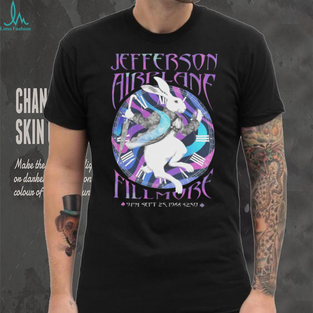 Jefferson Airplane Merch White Rabbit Fillmore Shirt Jefferson Airplane Merch White Rabbit Fillmore Shirt