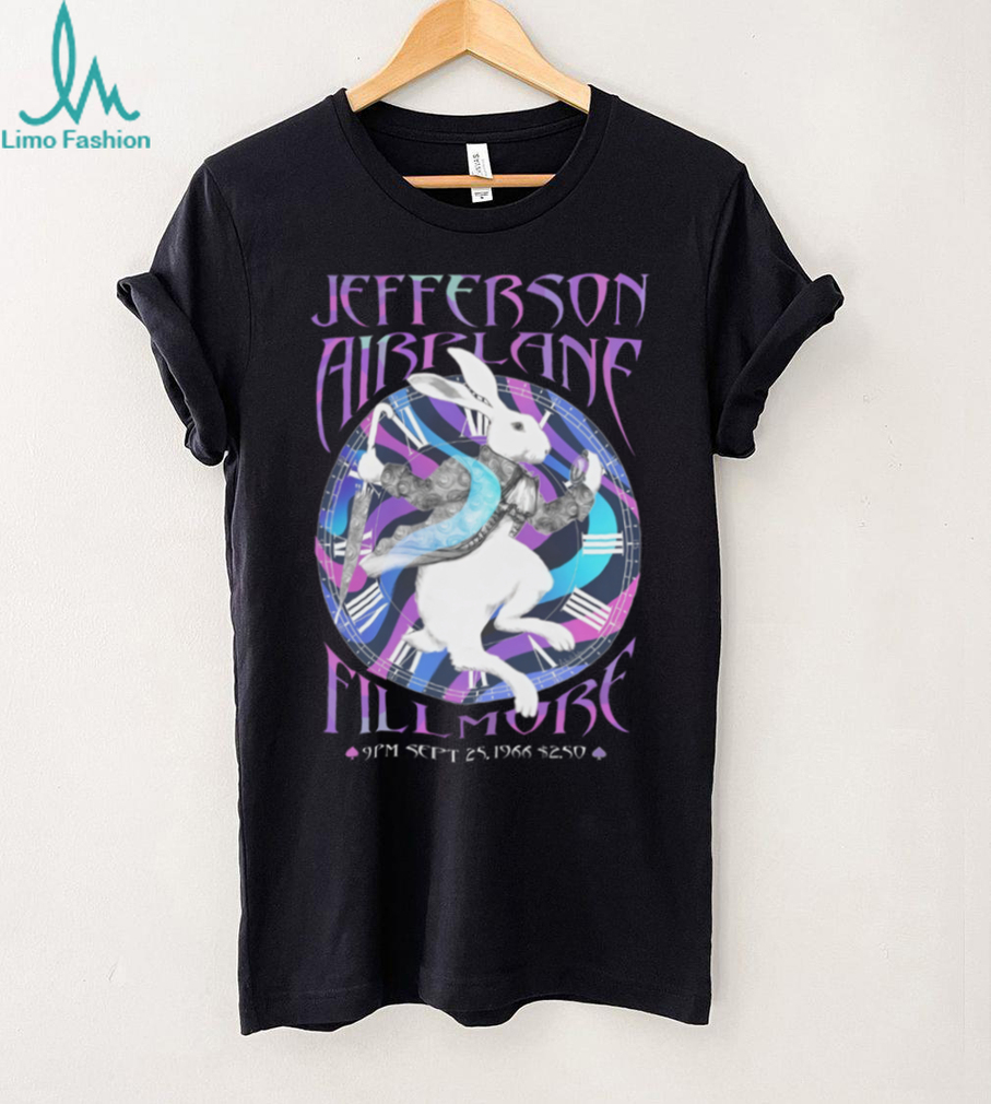 Jefferson Airplane Merch White Rabbit Fillmore Shirt Jefferson Airplane Merch White Rabbit Fillmore Shirt