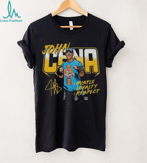 John Cena Hustle Loyalty Respect Loyalty Respect Marker T shirt