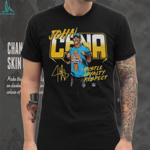 John Cena Hustle Loyalty Respect Loyalty Respect Marker T shirt