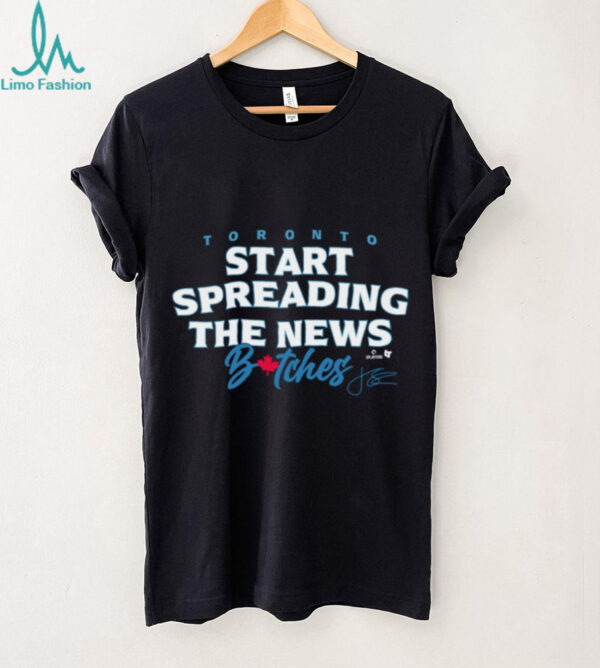 John Schneider Start Spreading The News Bitches T Shirt