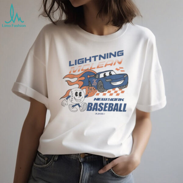 Jomboy Media Shop New York Mets Nolan McLean Superstar Cartoon T Shirt