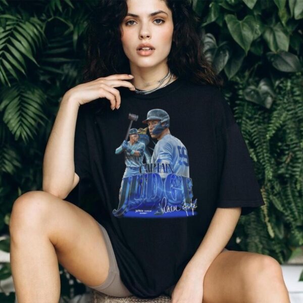 Jomboy Media Shop New York Yankees Captain Judge T Shirt