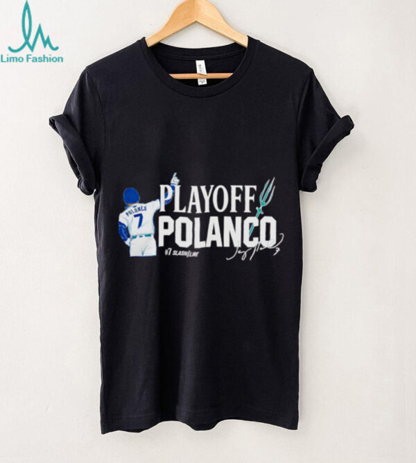 Jorge Polanco Playoff Polanco Seattle Mariners baseball 2025 signature shirt