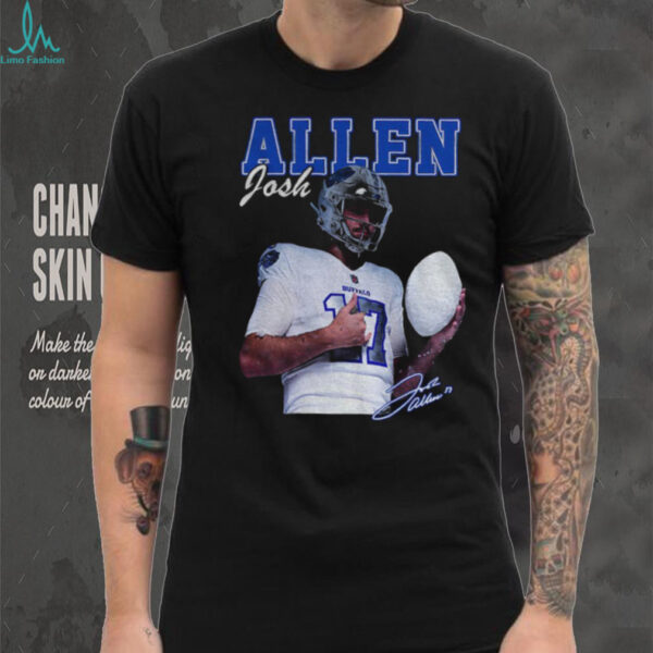 Josh Allen 17 Buffalo Bills NFL Football Game Day signature shirt