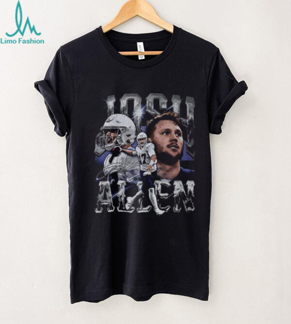 Josh Allen Buffalo Bills NFL Football graphic signature shirt