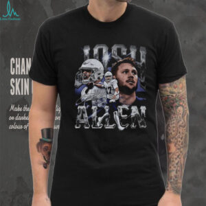 Josh Allen Buffalo Bills NFL Football graphic signature shirt
