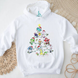 Joy Sadness Fear Anger Disgust Disney Christmas tree Merry Christmas shirt