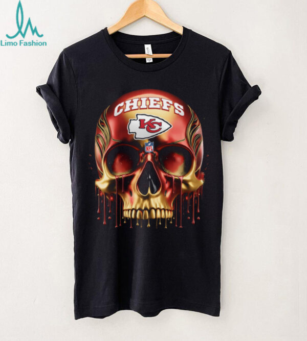 Kansas City Chiefs Golden Skull Shirt