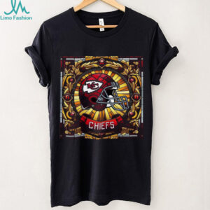 Kansas City Chiefs Stained Glass Helmet Tee