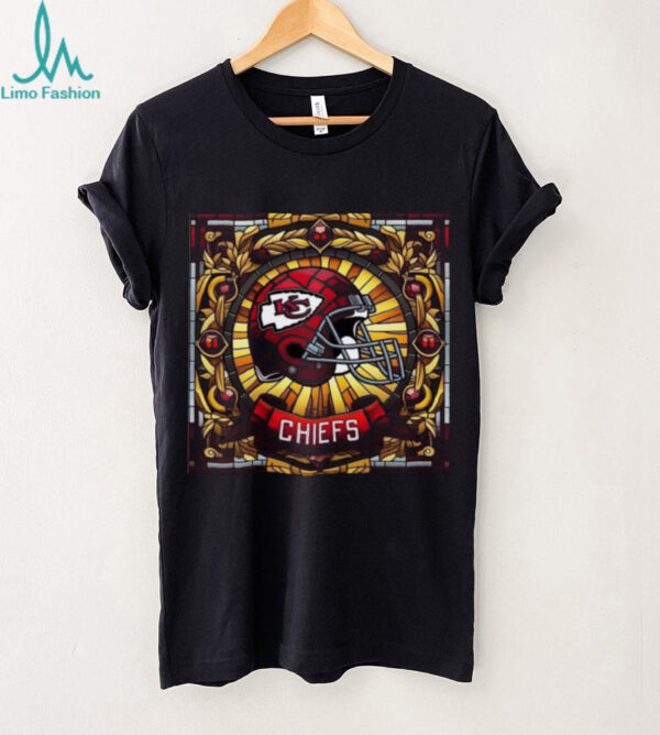 Kansas City Chiefs Stained Glass Helmet Tee