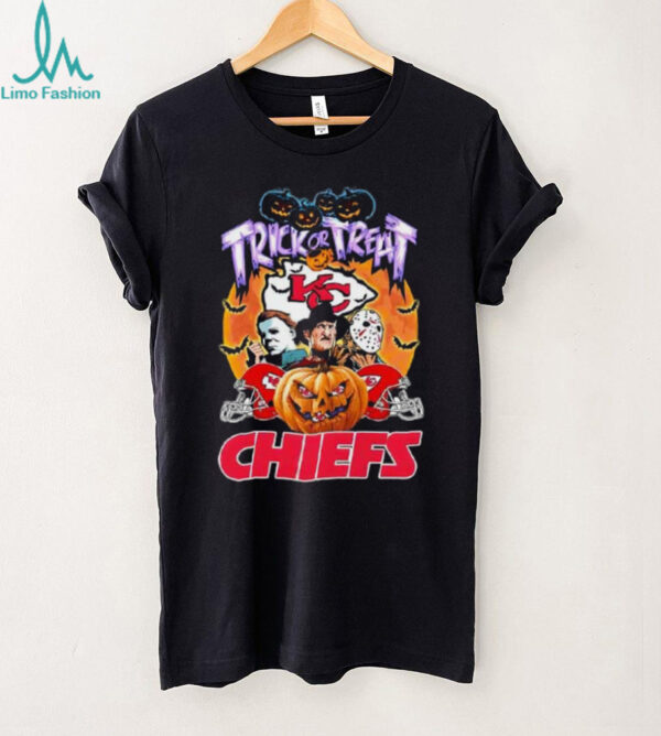 Kansas City Chiefs x Horror Movies Halloween Trick or Treat shirt