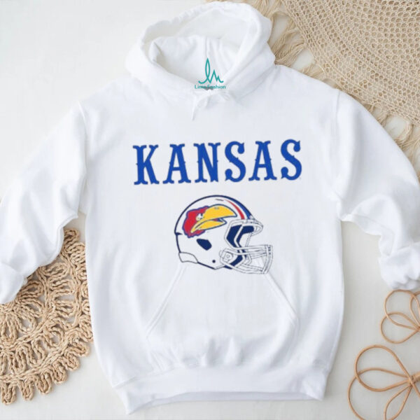 Kansas Jayhawks Mens White Football Whitehawk Shirt