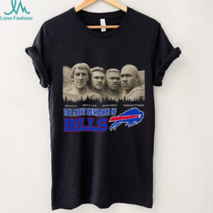 Kelly Allen Smith Thomas the mount rushmore of Buffalo Bills shirt