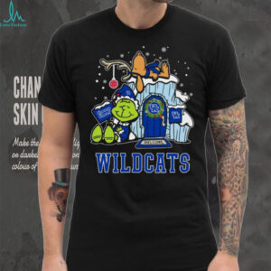 Kentucky Wildcats Grinch and Snoopy Nuts Welcome Christmas T Shirt