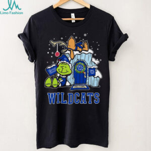 Kentucky Wildcats Grinch and Snoopy Nuts Welcome Christmas T Shirt