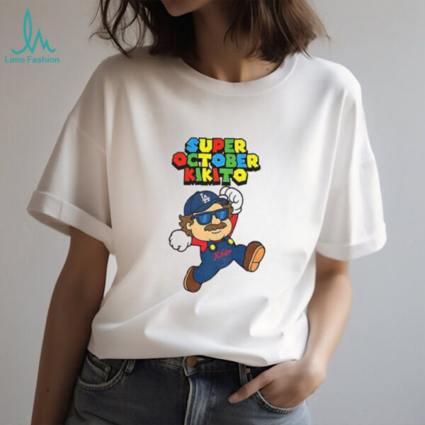 Kiké Hernández Los Angeles Dodgers baseball Super october Kikito shirt