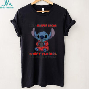 Stitch I like murder shows comfy clothes and maybe 3 people shirt