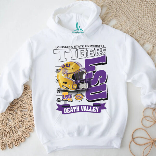 LSU Tigers Football Death Valley Throwback Helmet Shirt