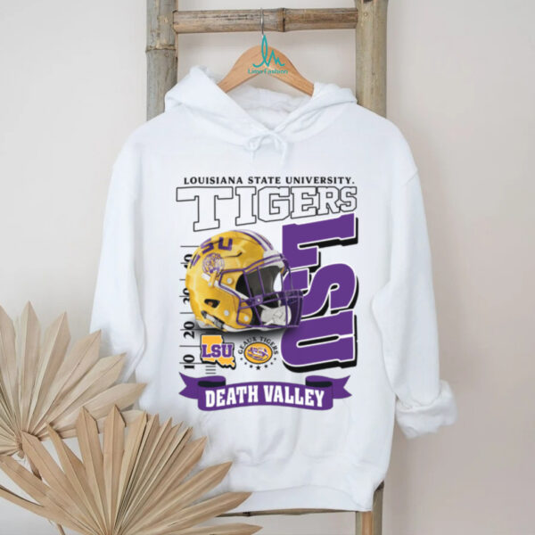 LSU Tigers Football Death Valley Throwback Helmet Shirt