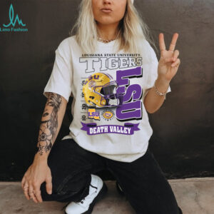 LSU Tigers Football Death Valley Throwback Helmet Shirt