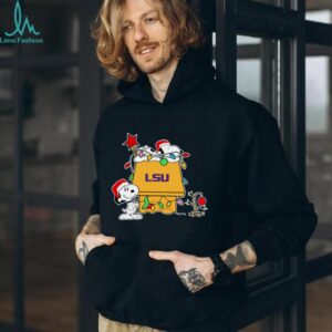 LSU Tigers Football Snoopy Christmas Holiday 2025 T Shirt