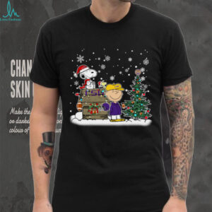 LSU Tigers Snoopy Charlie Brown Christmas Holiday T Shirt