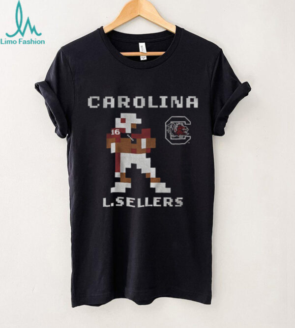 LaNorris Sellers 8 bit Retro Baller South Carolina Gamecocks football shirt