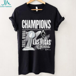 Las Vegas Aces 2025 WNBA Champions Graphic Trophy Shirt
